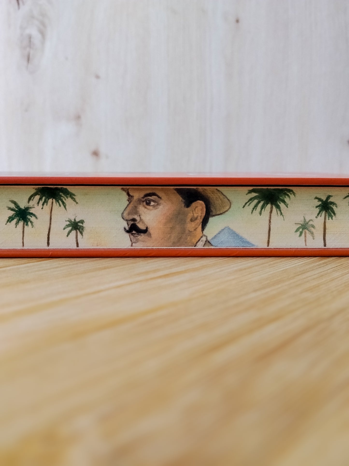 Hercule Poirot Fore-Edge Painting