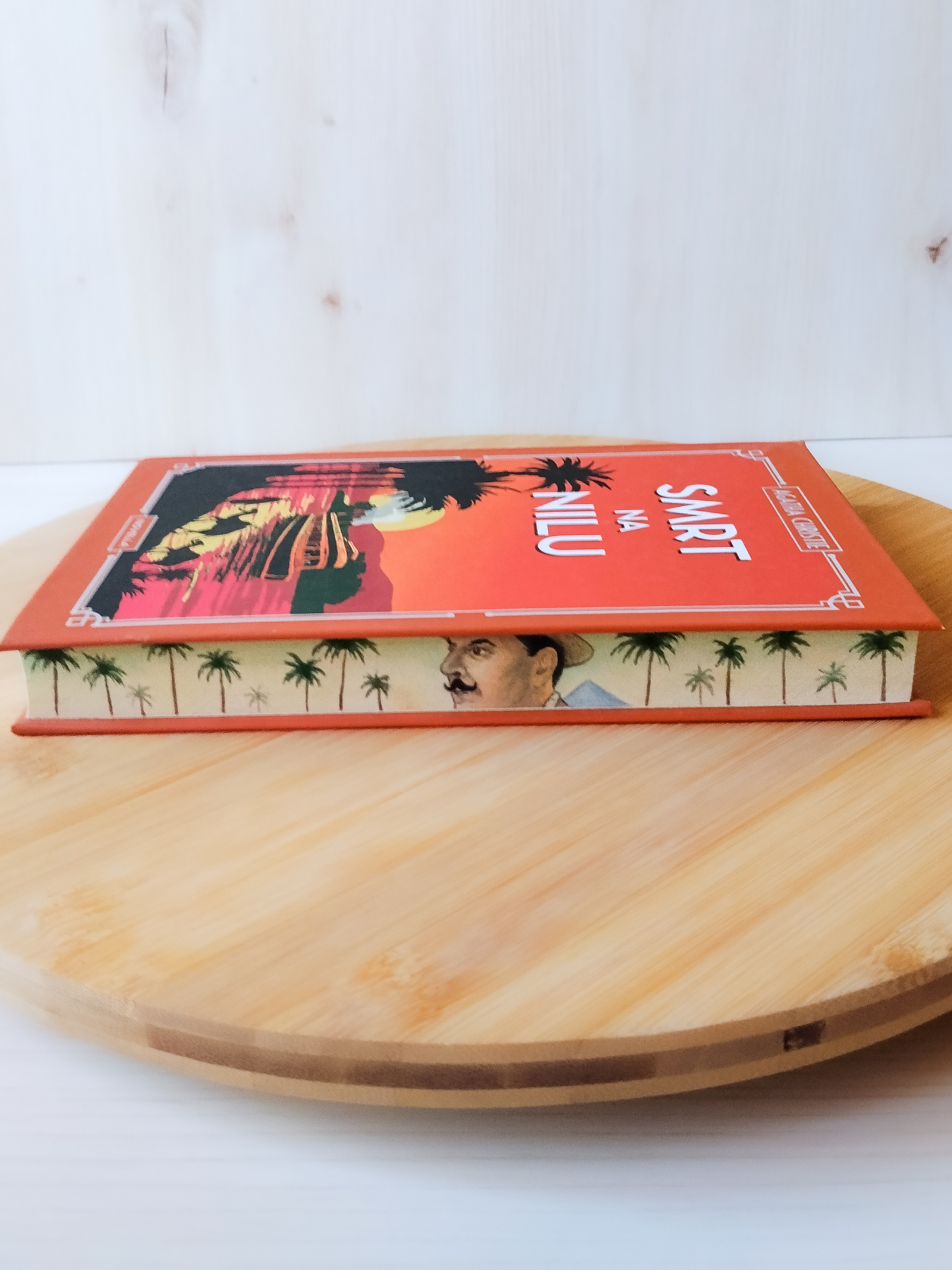 Hercule Poirot Fore-Edge Painting