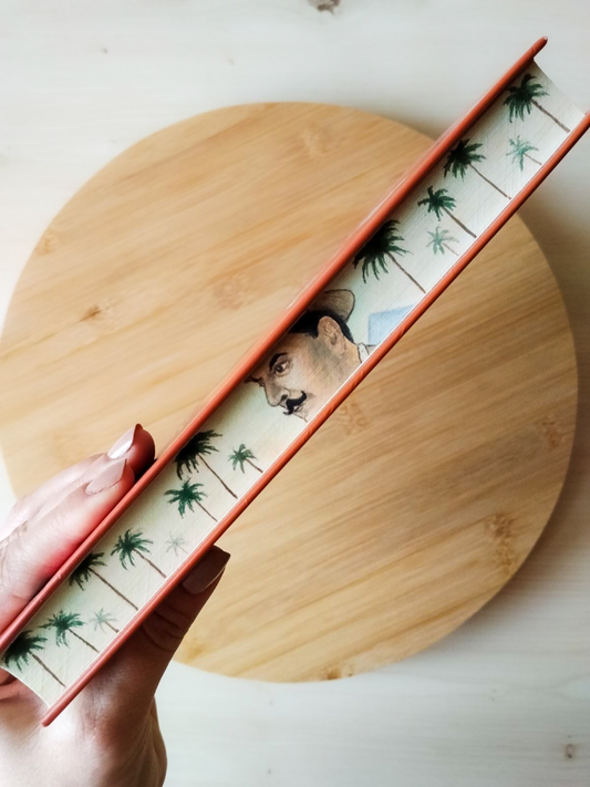 Hercule Poirot Fore-Edge Painting